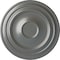 Ekena Millwork Traditional Ceiling Medallion (Fits Canopies up to 5 1/2"), Hand-Painted Silver, 24 3/8"OD x 1 1/2"P CM24TRSLS - alternate 1